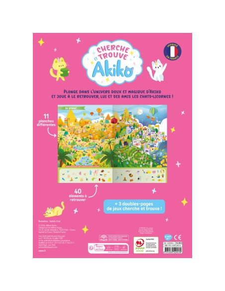 Cherche & trouve akiko - Livres enfants - Auzou