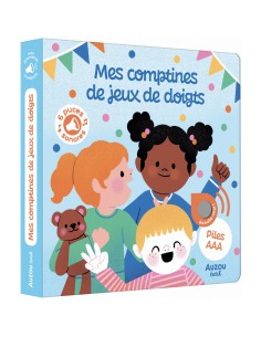 Mes premiers sonores - Mes comptines de jeux de doigts - Livres enfants - Auzou
