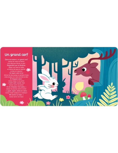 Mes premiers sonores - Mes comptines de jeux de doigts - Livres enfants - Auzou
