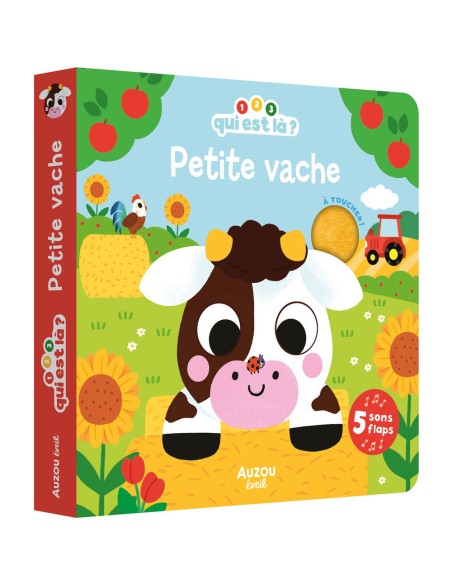 1, 2, 3, qui est là ? - Petite vache - Livres enfants - Auzou