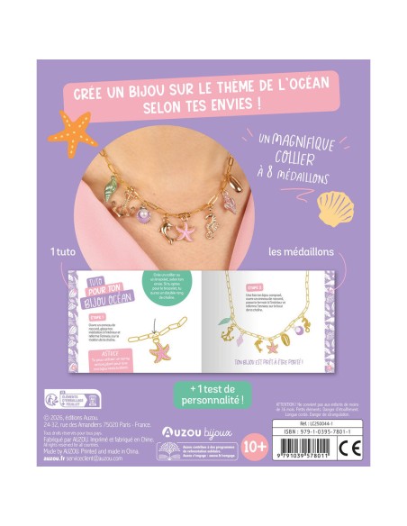 Mon collier à personnaliser - Activités et loisirs créatifs - Auzou