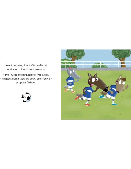 P'tit loup joue au foot - Livres enfants - Auzou