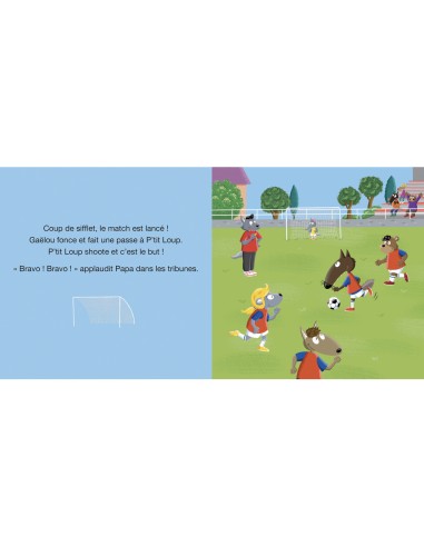 P'tit loup joue au foot - Livres enfants - Auzou