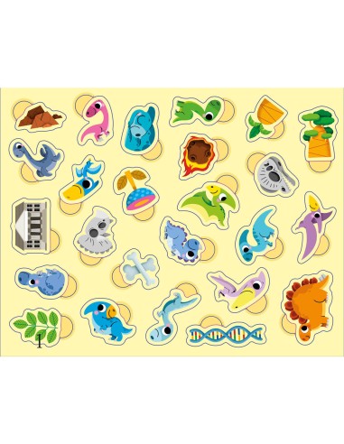 Boîte métal - 300 gommettes dinosaures - Activités et loisirs créatifs - Auzou