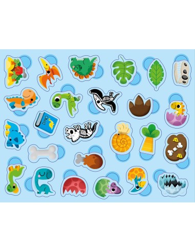 Boîte métal - 300 gommettes dinosaures - Activités et loisirs créatifs - Auzou