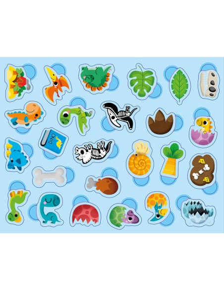 Boîte métal - 300 gommettes dinosaures - Activités et loisirs créatifs - Auzou