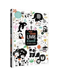 Mon très grand livre d'éveil en noir et blanc - Livres enfants - Auzou