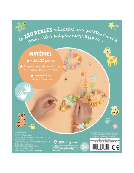 Mes premiers bijoux - Mes premiers bijoux - Animaux - Activités et loisirs créatifs - Auzou
