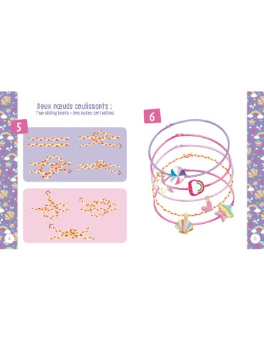 Mon superbe bijou - Mes bracelets licornes fluos - Activités et loisirs créatifs - Auzou