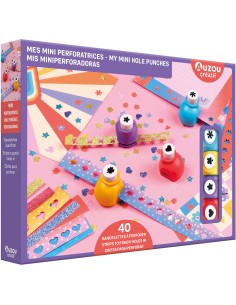 Mon coffret d'artiste - Mes mini perforatrices - Activités et loisirs créatifs - Auzou