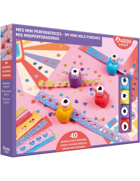 Mon coffret d'artiste - Mes mini perforatrices - Activités et loisirs créatifs - Auzou