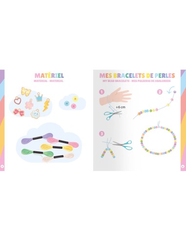 Bijoux arc-ciel - Activités et loisirs créatifs - Auzou