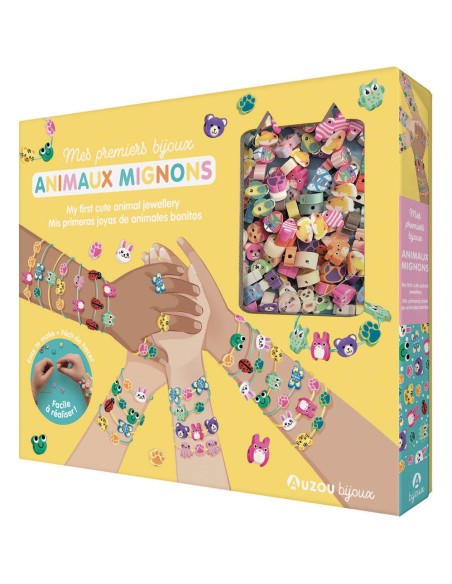 Mes jolis bijoux - Mes premiers bijoux animaux mignons - Activités et loisirs créatifs - Auzou