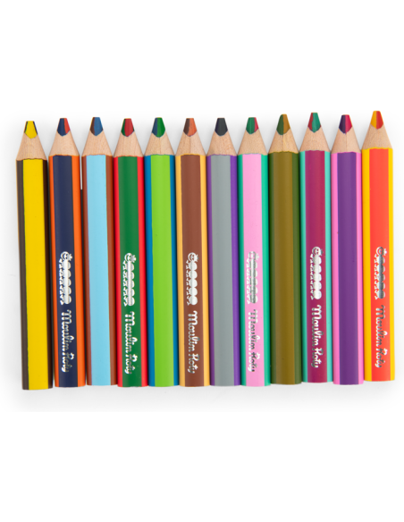 Set de crayons bicolores - Moulin Roty - Les Petites Merveilles