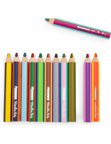 Set de crayons bicolores - Moulin Roty - Les Petites Merveilles