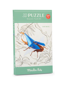 Puzzle 3D Scarabée Hercule - Tout autour du monde - Moulin Roty
