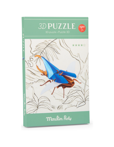 Puzzle 3D Scarabée Hercule - Tout autour du monde - Moulin Roty