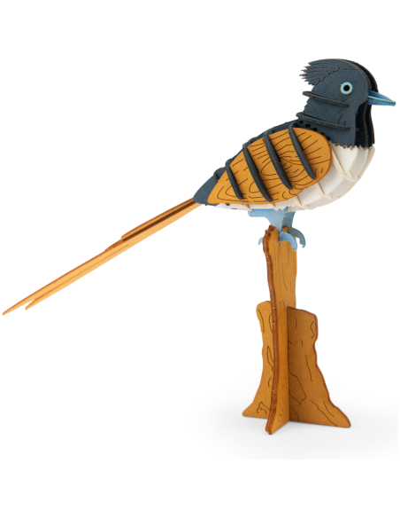 Puzzle 3D Gobe-mouche de paradis - Tout autour du monde - Moulin Roty