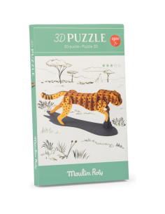 Puzzle 3D Guépard - Tout autour du monde - Moulin Roty