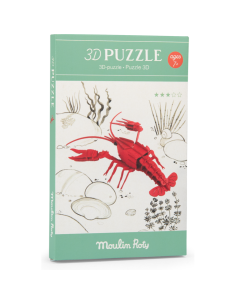 Puzzle 3D Écrevisse - Tout autour du monde - Moulin Roty