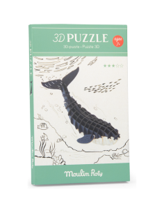 Puzzle 3D Baleine - Tout autour du monde - Moulin Roty