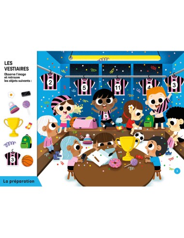 Cherche et trouve - Vive le foot ! - Livres enfants - Auzou