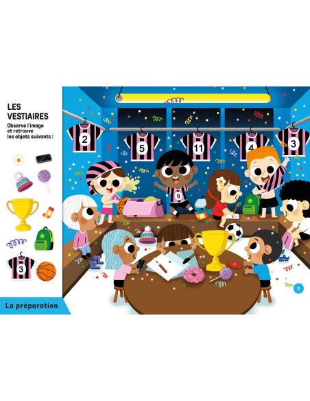 Cherche et trouve - Vive le foot ! - Livres enfants - Auzou