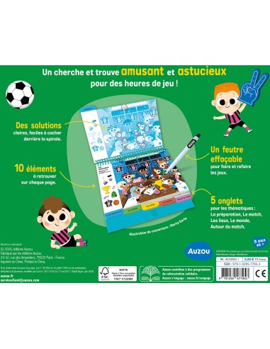 Cherche et trouve - Vive le foot ! - Livres enfants - Auzou