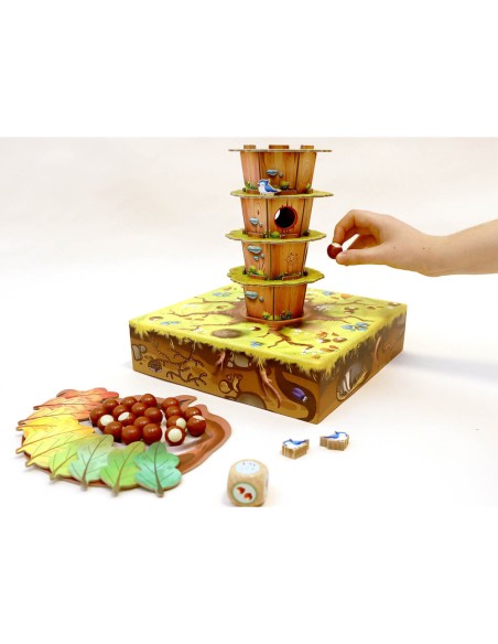 Un jeu coopératif pour cacher les noisettes sans réveiller la belette!
