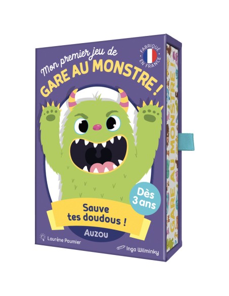 Jeu de cartes - Mon premier jeu de gare au monstre ! - Auzou