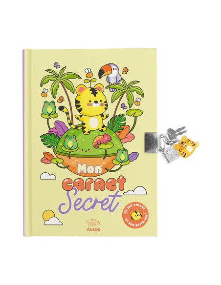 Mon Carnet Secret - Porte-Cle Tigre - Auzou