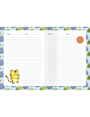 Mon Carnet Secret - Porte-Cle Tigre - Auzou