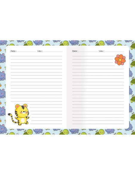 Mon Carnet Secret - Porte-Cle Tigre - Auzou