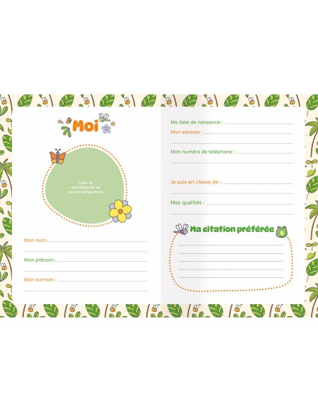 Mon Carnet Secret - Porte-Cle Tigre - Auzou