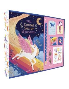 Ma papeterie créative - Mon coffret secret licornes - Activités et loisirs créatifs - Auzou