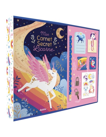 Ma papeterie créative - Mon coffret secret licornes - Activités et loisirs créatifs - Auzou