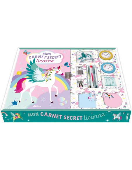 Mon coffret secret licorne - Activités et loisirs créatifs - Auzou