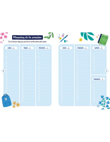 Ma papeterie créative - Mon carnet secret - Mon année secrète - Activités et loisirs créatifs - Auzou