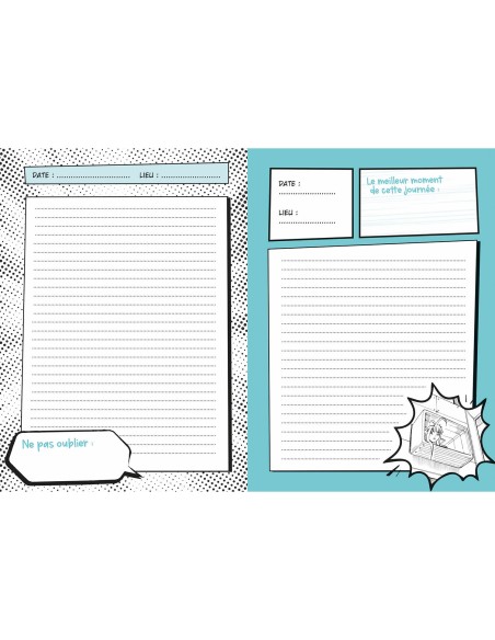 Ma papeterie créative - Mon carnet top secret - Manga - Activités et loisirs créatifs - Auzou