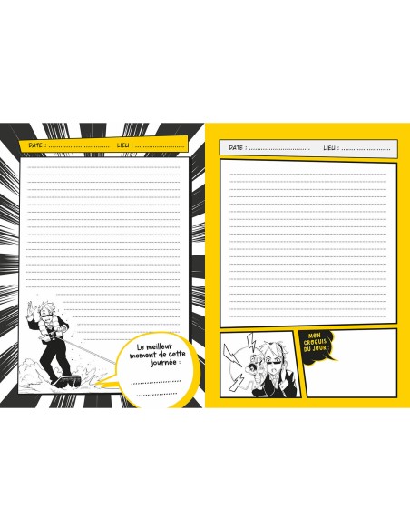 Ma papeterie créative - Mon carnet top secret - Manga - Activités et loisirs créatifs - Auzou