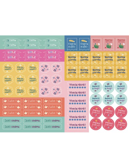 Ma papeterie créative - 100% stickers - Activités et loisirs créatifs - Auzou