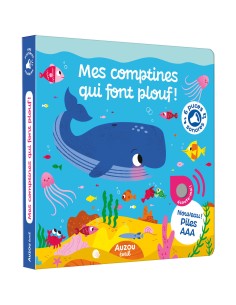 Livre sonore Mes comptines qui font plouf - Auzou