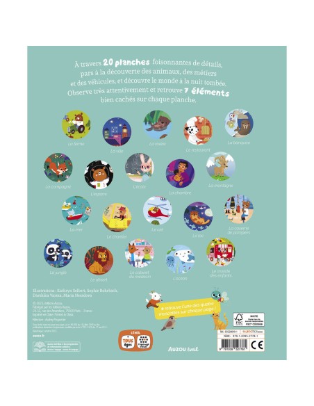 Mes 20 cherche et trouve des tout-petits - Livres enfants - Auzou