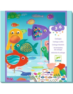 Coffret Collages Collages - Joyeux aquarium - Djeco