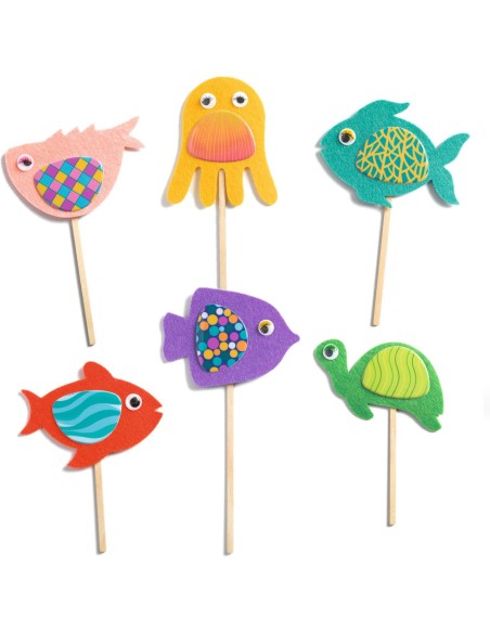 Coffret Collages Collages - Joyeux aquarium - Djeco