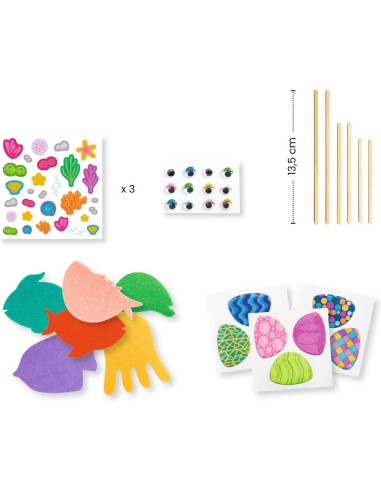 Coffret Collages Collages - Joyeux aquarium - Djeco