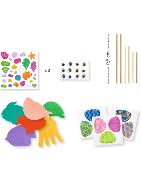Coffret Collages Collages - Joyeux aquarium - Djeco