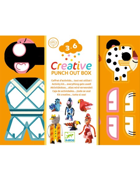 Coffret multi activités 6 Chics de la savane - Djeco