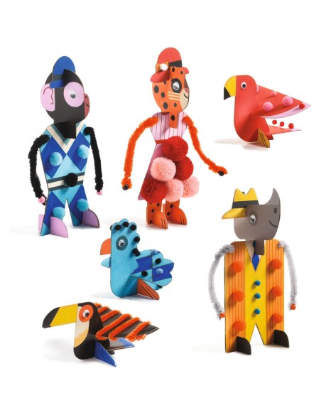 Coffret multi activités 6 Chics de la savane - Djeco