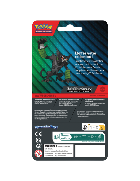 Pokémon : Pack 2 boosters Q3 (Blister CHECKLANE)